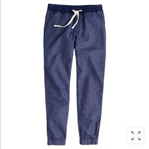 Men’s Jcrew chambray sideline pant joggers